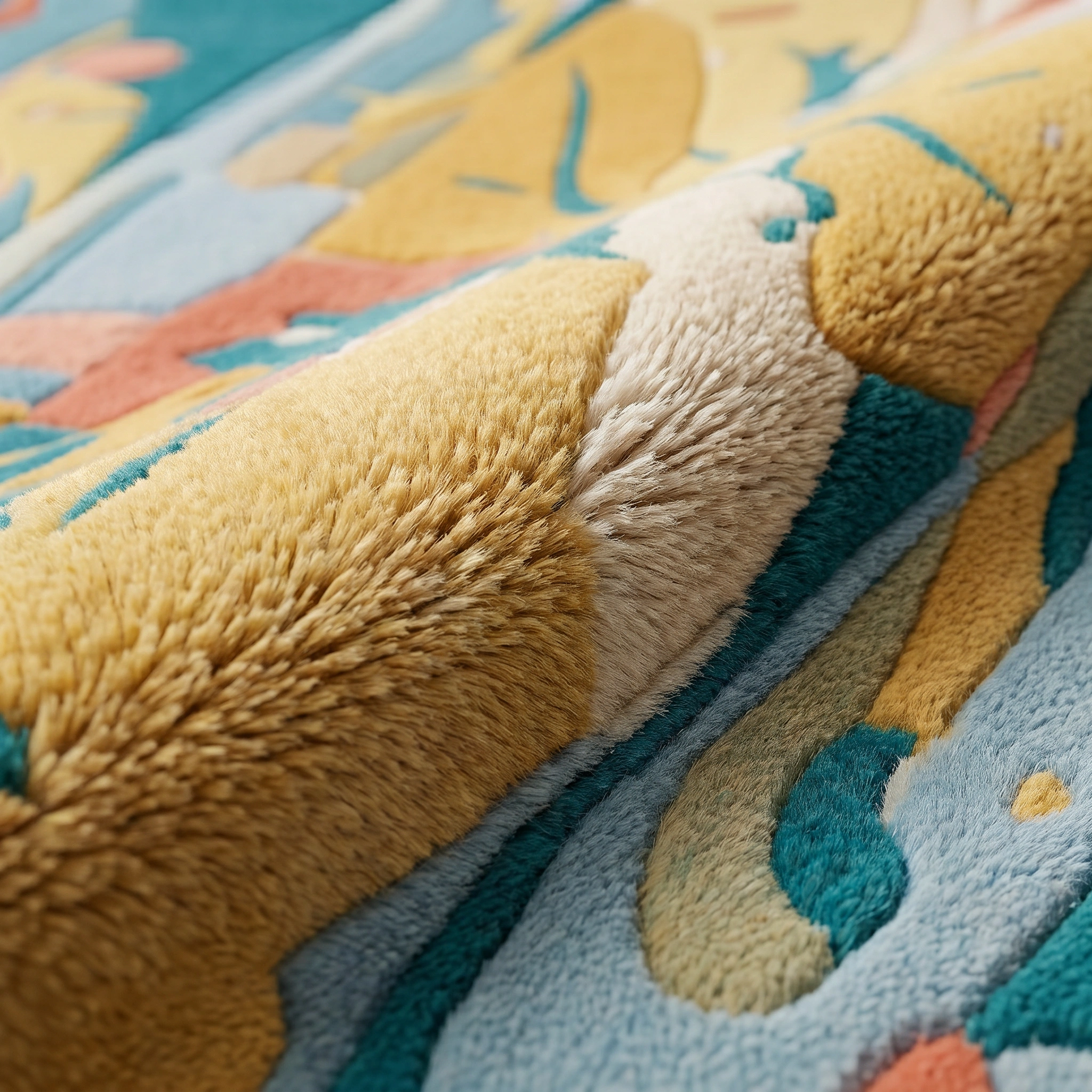 Sunset Abstract Hand-Tufted Wool Rug - Image 15