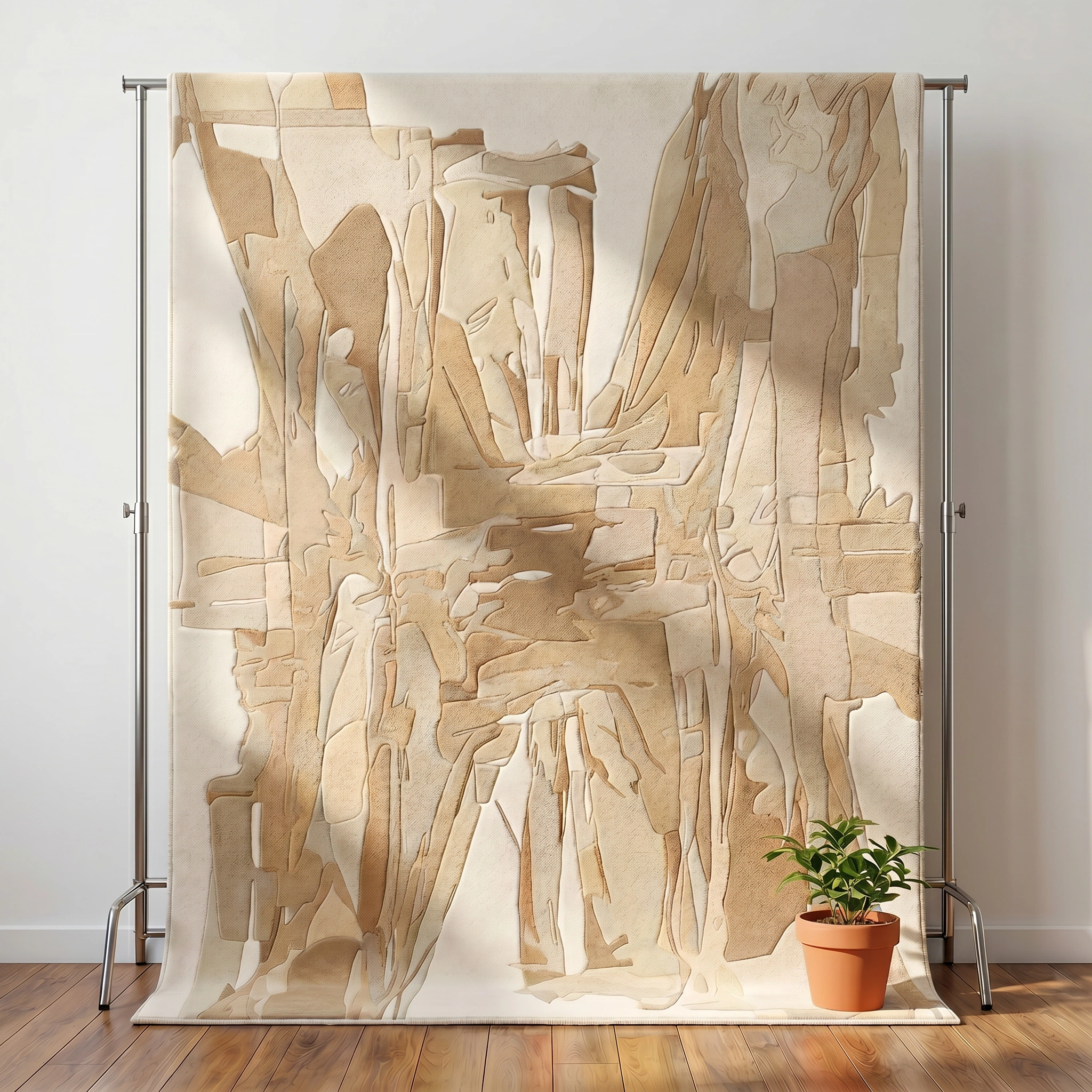 Sunset Abstract Hand-Tufted Wool Rug - Image 16