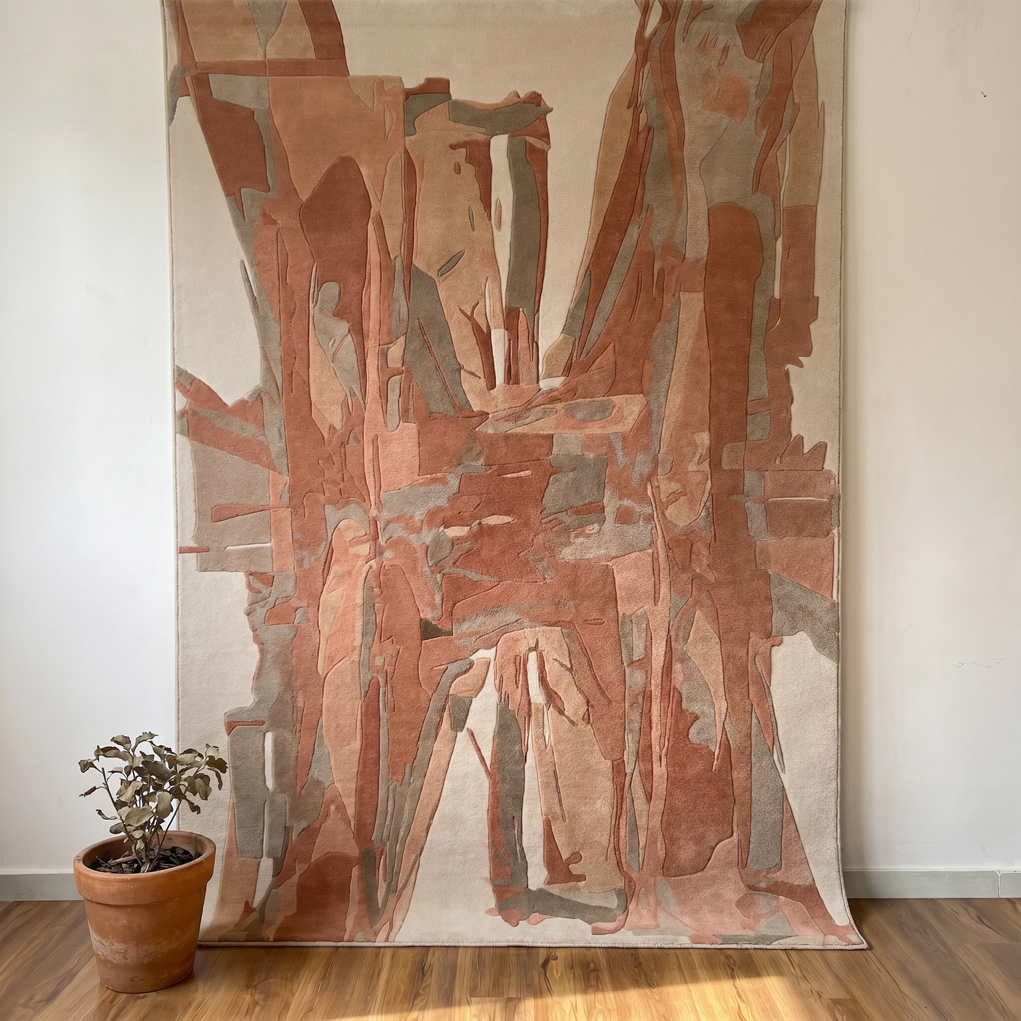 Sunset Abstract Hand-Tufted Wool Rug - Image 17
