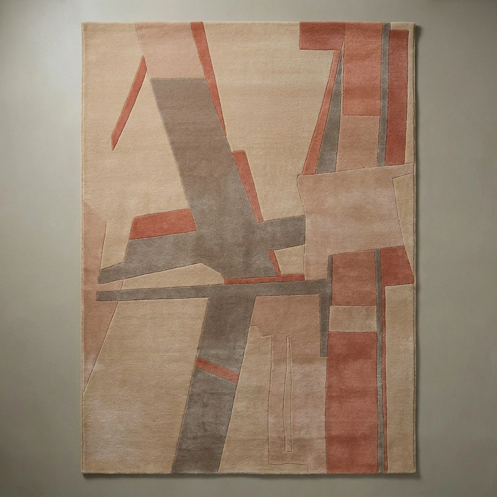 Rug KB-9058 - Hand-Tufted Abstract Wool Rug - Image 18