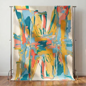 Sunset Abstract Hand-Tufted Wool Rug
