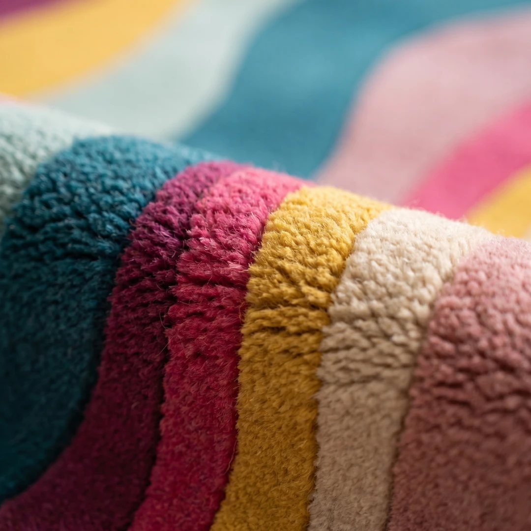 Rug KB-9035 - Abstract Wave Hand-Tufted Rug - Image 18