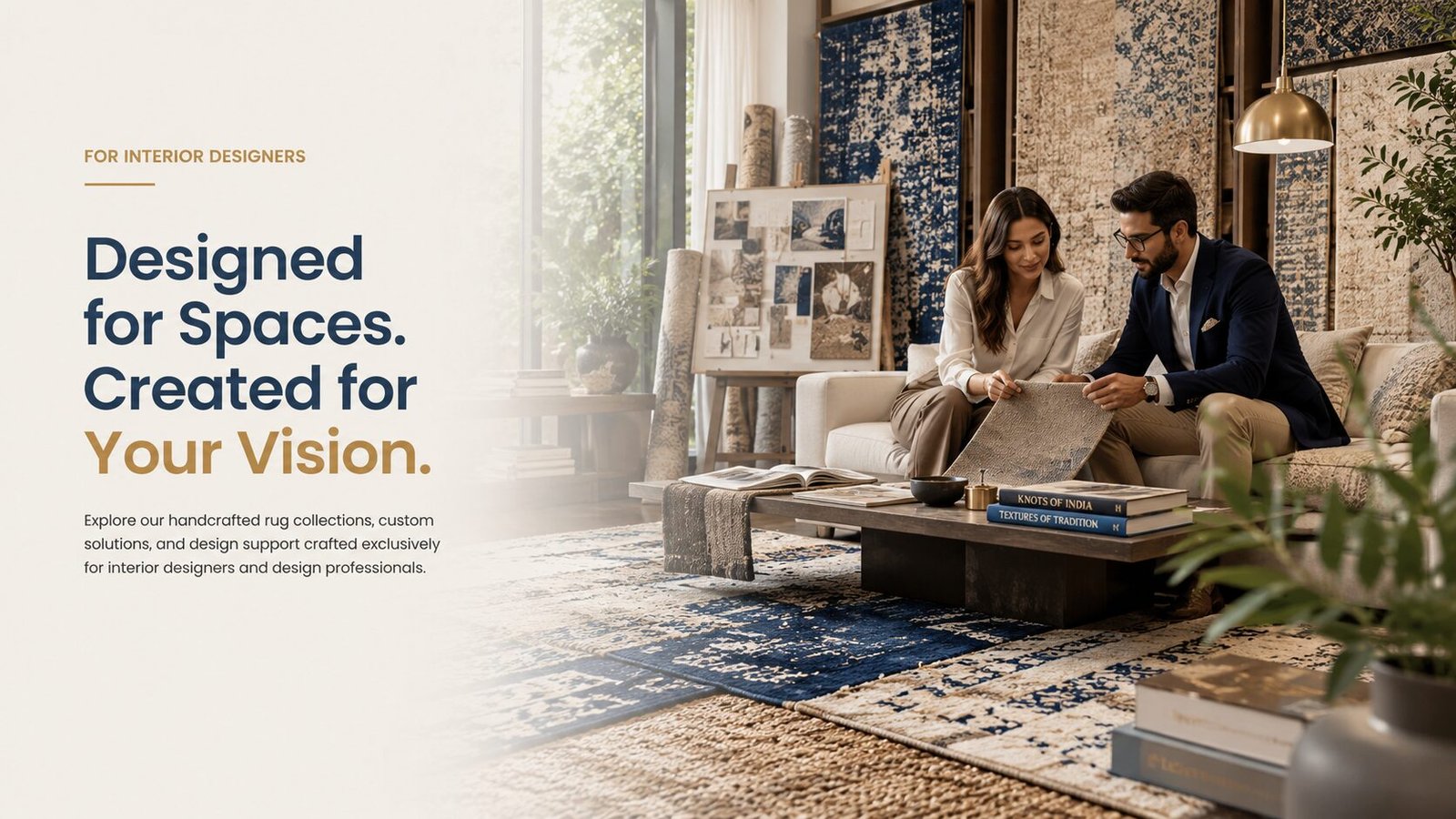 Custom rugs for interior designers