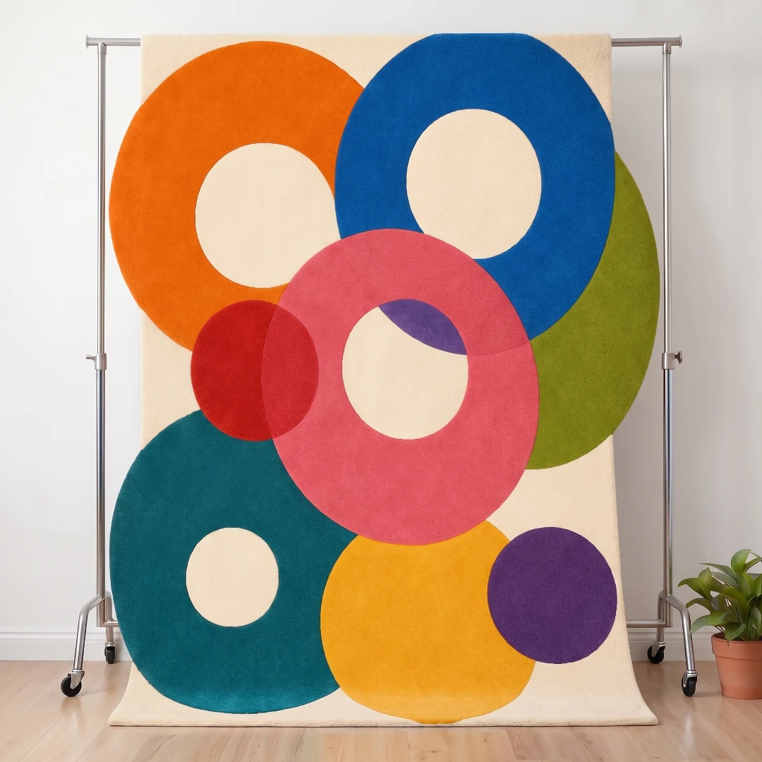 Hand-Tufted Carpet - Image 8